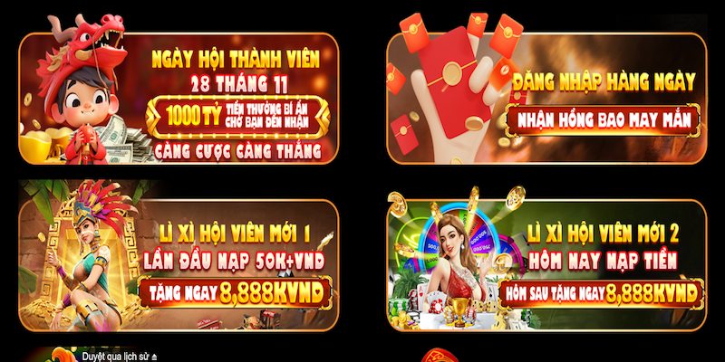 Khuyến mãi KING88 siêu hot hit mở bát trong năm 2024