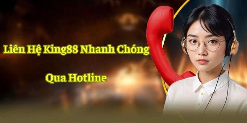 Hotline - một trong những hình thức liên hệ đội ngũ KING88