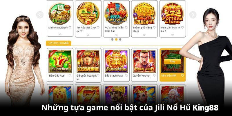 +2 trò chơi nổ hũ Jili King88 siêu hấp dẫn